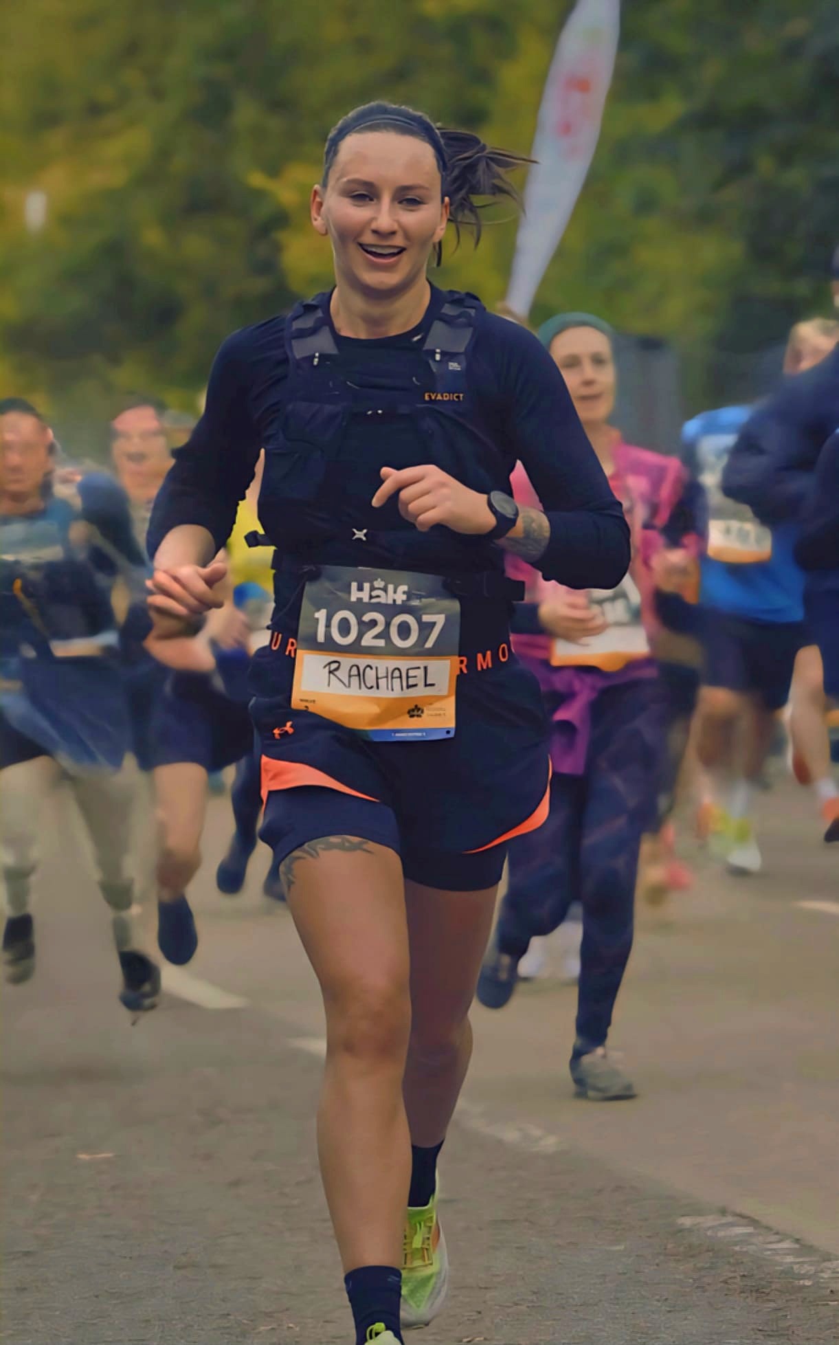 Rachael Hardie of SFRL Coaching during endurance training for local fitness coaching clients in Kent